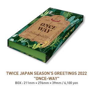 TWICE JAPAN SEASON&#039;S GREETINGS 2022 “ONCE-WAY” SEASON&#039;S GREETINGS [2022년 시즌그리팅][ONCE JAPAN 판매/굿즈]